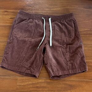 Vuori Men's Chocolate Brown Athletic Shorts